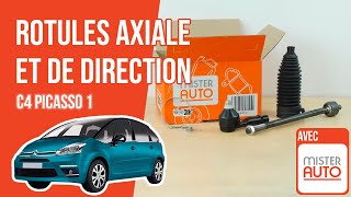 Changer a Rotule axiale et la Rotule de Direction C4 Picasso 1 🚗 [upl. by Ahoufe]