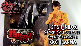 King of Dragons  Lets Unbox Storm Collectibles Baki Hanma  Event Exclusive Baki Hanma [upl. by Oicirtap659]