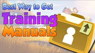 Best Way to Get Training Manuals in Save The World  STW [upl. by Ahsinert]