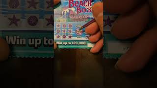 Beach Bucks Scratchers California Lottery 2 Ticket Win 20000 calottery lottery calilottery 🌊💵 [upl. by Alpers]