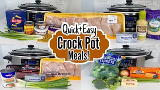 EASIEST Crockpot Dinners  6 Quick amp CHEAP Slow Cooker Recipes  Lets Get COOKING  Julia Pacheco [upl. by Kornher682]