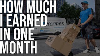 How Much I Earned Driving Full Time For Hermes In One Month  Delivery Driver UK  Day In The Life [upl. by Rosemare]