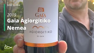 Wine Review Gaia Agiorgitiko Nemea 2019 [upl. by Haniraz]