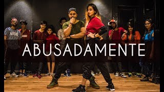 ABUSADAMENTE  MC Gustta e MC DG  Tejas Dhoke Choreography  Dancefit Live [upl. by Feld977]