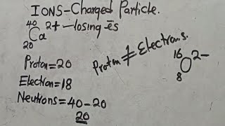 How to Find Protons Neutrons And Electrons in IONS  Harrison J Zulu Tutor [upl. by Yvel800]