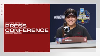 Stanford Softball Oklahoma State Postgame Press Conference  WCWS [upl. by Noremak]