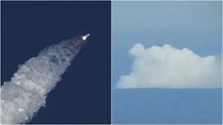 SpaceX Starship makes spectacular Indian Ocean splashdown [upl. by Amiarom693]