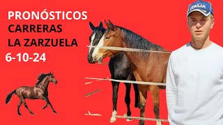 61024 Pronósticos Carreras Caballos La Zarzuela  Santi Turf los Mejores Pronósticos [upl. by Mercedes798]