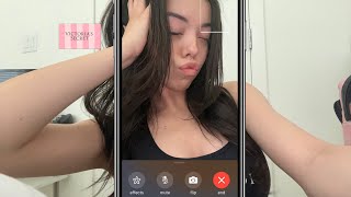 ASMR  Victoria’s Secret Angel FaceTime’s You [upl. by Lewak]