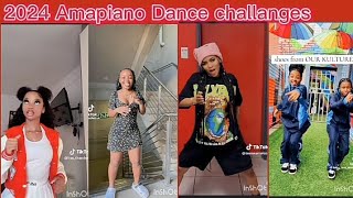 Best of mapiano dance challanges2024 💃🔥trending tiktokviral amapianotiktokamapianodances 2024 [upl. by Attiuqehs]