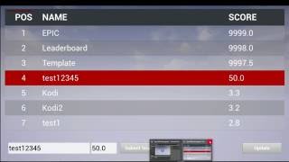 Free ue4 Online Leader board Tutorial [upl. by Yelahc]