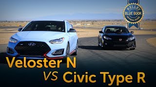 Hyundai Veloster N vs Honda Civic Type R [upl. by Geof764]