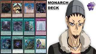 MONARCH  MONARQUE DECK PROFILE 2024  COMBO PRINCIPAL  EXEMPLES MAINS YUGIOH [upl. by Zigmund]