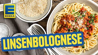 Leckere Linsenbolognese  Einfaches Rezept zum Nachkochen [upl. by Eleik686]