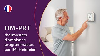 IMI Heimeier  thermostats dambiance programmables HMPRT [upl. by Woermer]