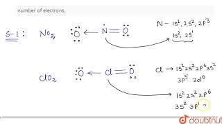 Statement 1  NO2 and CIO2 both being odd electron molecules dimerise [upl. by Nnaesor689]