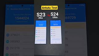 S24 Ultra vs S23 Ultra Antutu Test🔥🔥s24ultra s23ultra [upl. by Vernita]