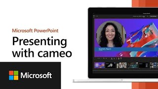 Presenting with cameo in PowerPoint  Microsoft 365 [upl. by Warthman]