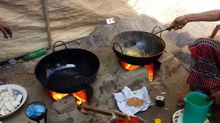 Traditional Bangladeshi Village food cooking most tasty curry gram bangla ranna recipe mud stove [upl. by Evatsug]