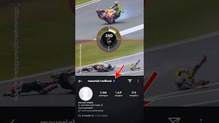 Crash with Bezzecchi Vinales Instagram Account Disappears  australiangp mavericks [upl. by Lucrece]