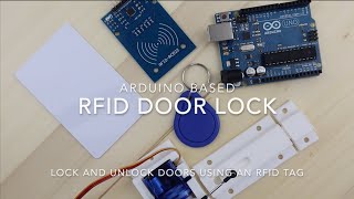 Arduino Based RFID Door Lock  Make Your Own [upl. by Sine]