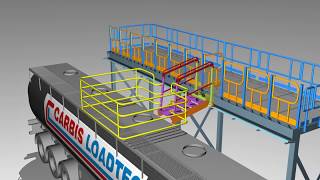 Safe Tanker Access Carbis Loadtec Track Mounted Gangway [upl. by Skipton]