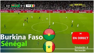 🔴EN DIRECT Burkina Faso vs Sénégal  Éliminatoires de la Coupe dAfrique des Nations 2025 [upl. by Sremlahc590]