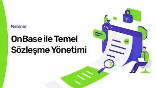 OnBase ile Temel Sözleşme Yönetimi [upl. by Nnylirret]