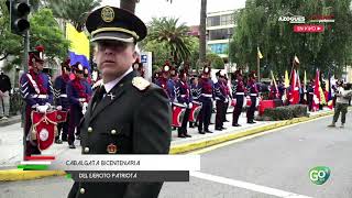 Noticias Ecuador 2022 Azogues Eventos CABALGATA BICENTENARIA DEL EJÉRCITO PATRIOTA [upl. by Niarb]