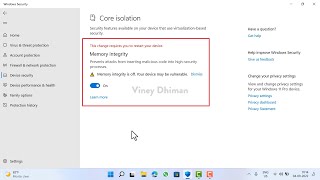 Cant Turn On Memory Integrity in Windows 11 Due to Incompatible Drivers Fix [upl. by Citarella]