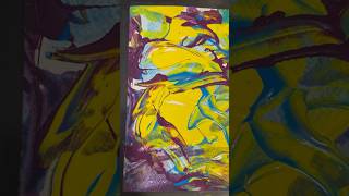 Abstr41120 An abstract painting with acrylic Paints [upl. by Fedora435]