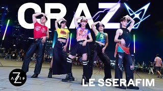 KPOP IN PUBLICONE TAKE LE SSERAFIM 르세라핌 CRAZY BOYS’ VER DANCE COVER  ZAXIS FROM SINGAPORE [upl. by Jadd]