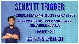 Inverting Schmitt Trigger Circuit pattern  Derivation  Hindi  Lec 24 [upl. by Faith259]