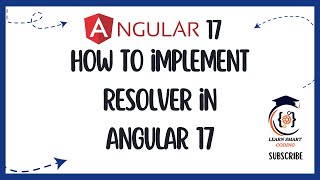 How to implement Resolver in Angular 17  Angular Resolver  Route Resolver  Angular 17 [upl. by Oiratnom254]