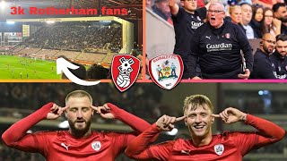 BARNSLEY SECURE ALL 3 POINTS IN SOUTH YORKSHIRE DERBY Barnsley vs Rotherham [upl. by Accire384]