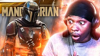 MY FIRST TIME WATCHING THE MANDALORIAN  The Mandalorian Episode 1 REACTION [upl. by Yardna]