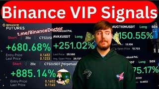 best binance futures signals telegram  Free Crypto Trading Signals in 2024  Future Trading Signals [upl. by Sonitnatsok]