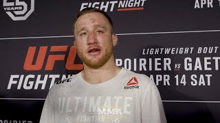 UFC on FOX 29 Justin Gaethje PostFight Media Scrum  MMA Fighting [upl. by Harvard975]