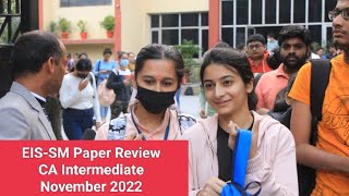 EISSM November 2022 CA Intermediate सबसे बड़ा Review आपके Comments आपके जवाब castudents caexam [upl. by Coppock]