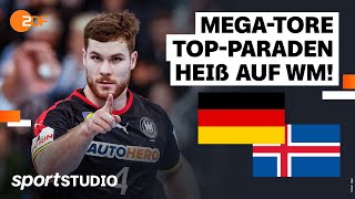 Deutschland – Island Highlights  2 Test vor Handball WM 2023  sportstudio [upl. by Arela]