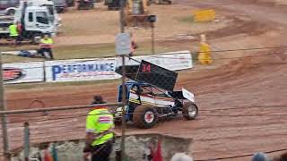 Brisbane Archerfield Speedway Sprintcars Hot Laps 030623 [upl. by Anoyk]