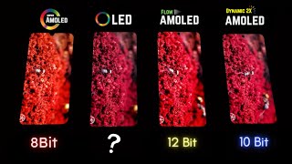 Super AMOLED vs OLED vs Flow OLED vs Dynamic AMOLED 2X  Display Test [upl. by Erma]