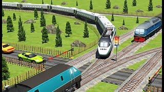 Train Driving Free Train Games  Level 8 [upl. by Dovev]