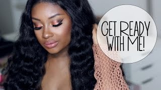 Get Ready with Me  NYE Look 1  Big Wavy Hair [upl. by Nerte]