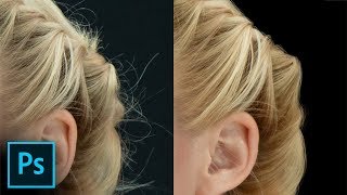 Simple Trick To Fix STRAY HAIRS photoshop [upl. by Kendy]