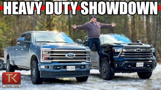 Which HD Truck is Best 2024 Chevy Silverado 2500 High Country vs Ford F250 Limited Diesel [upl. by Venn]