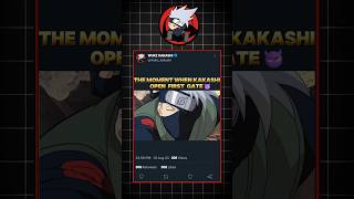 The moment when Kakashi open first gate  naruto anime [upl. by Bedell]