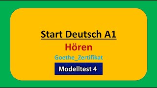 Hören A1  Start Deutsch A1 Hören modelltest mit Lösung am Ende  Vid  41 [upl. by Fancie]