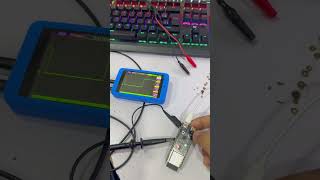 Testing ESP32 using DS100 oscilloscope [upl. by Anwahs297]