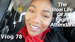 The quotReal Lifequot of a Flight Attendant  Vlog 78  AIRPLANE TRIVIA [upl. by Yknarf]